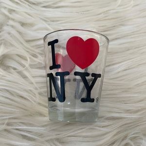 I love New York shot glass bar alcohol glass collection shooter cocktail beer